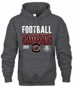 SEC Champions 2025 South Carolina Gamecocks Football Graphic Hoodie
