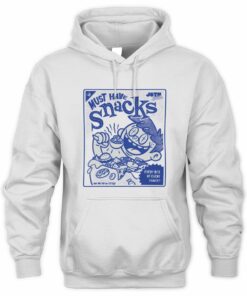 Jstu Merch Jstu Cereal Crew In White Official Hoodie