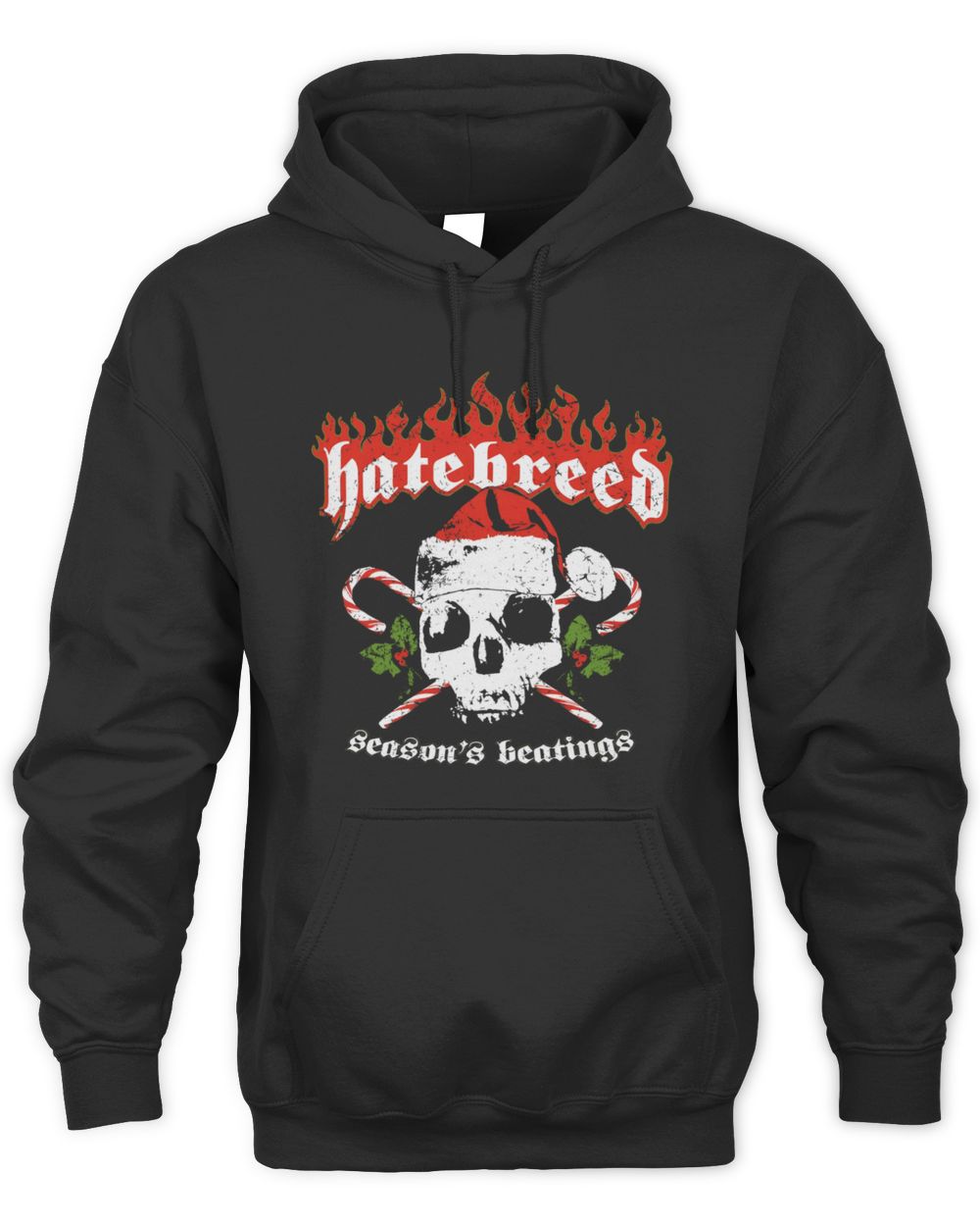 Metalcore Holiday Hatebreed Skull Seasons Beatings Hoodie