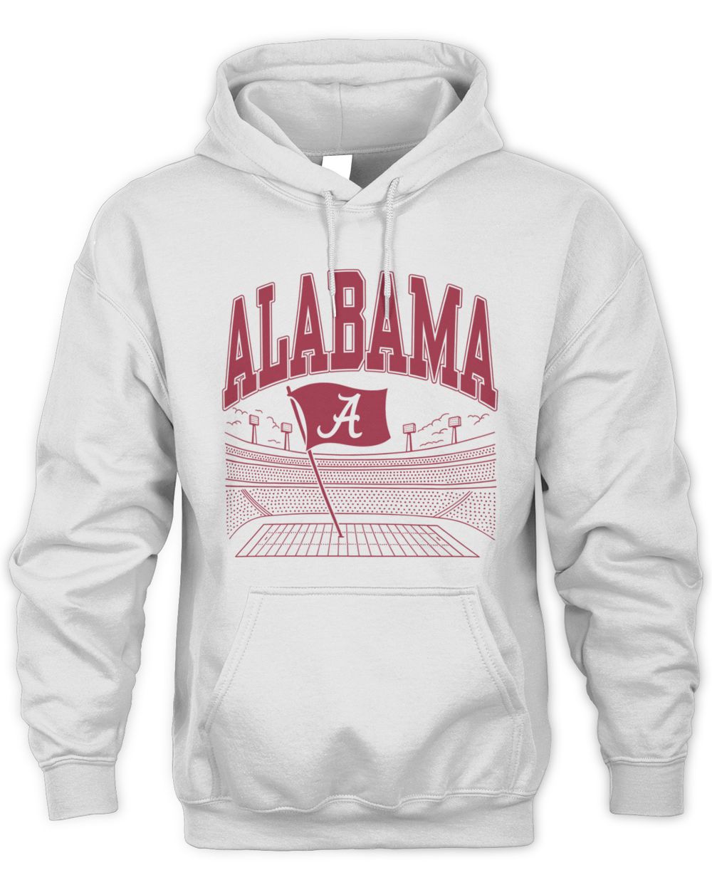 NCAA Shop Alabama Crimson Tide Flag Plant Hoodie