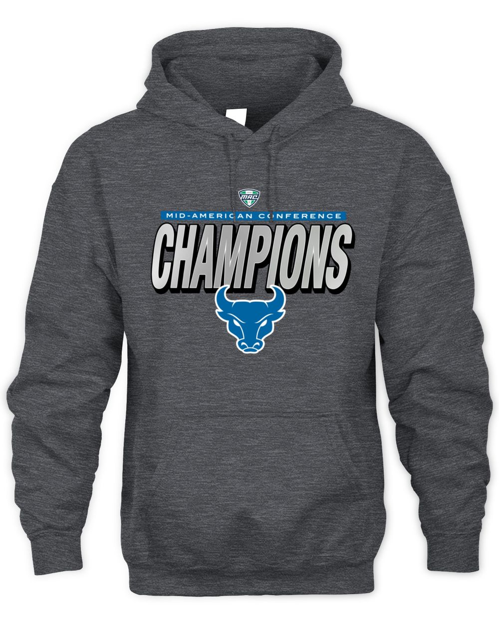 Buffalo Bulls 2025 MAC Conference Champions Football Graphic Hoodie