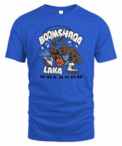 Shaquille O'Neal Orlando Magic Homage Unisex Boomshaqalaka Tri-Blend T-Shirt