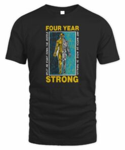 Four Year Strong Merch Split Down The Middle T-Shirt