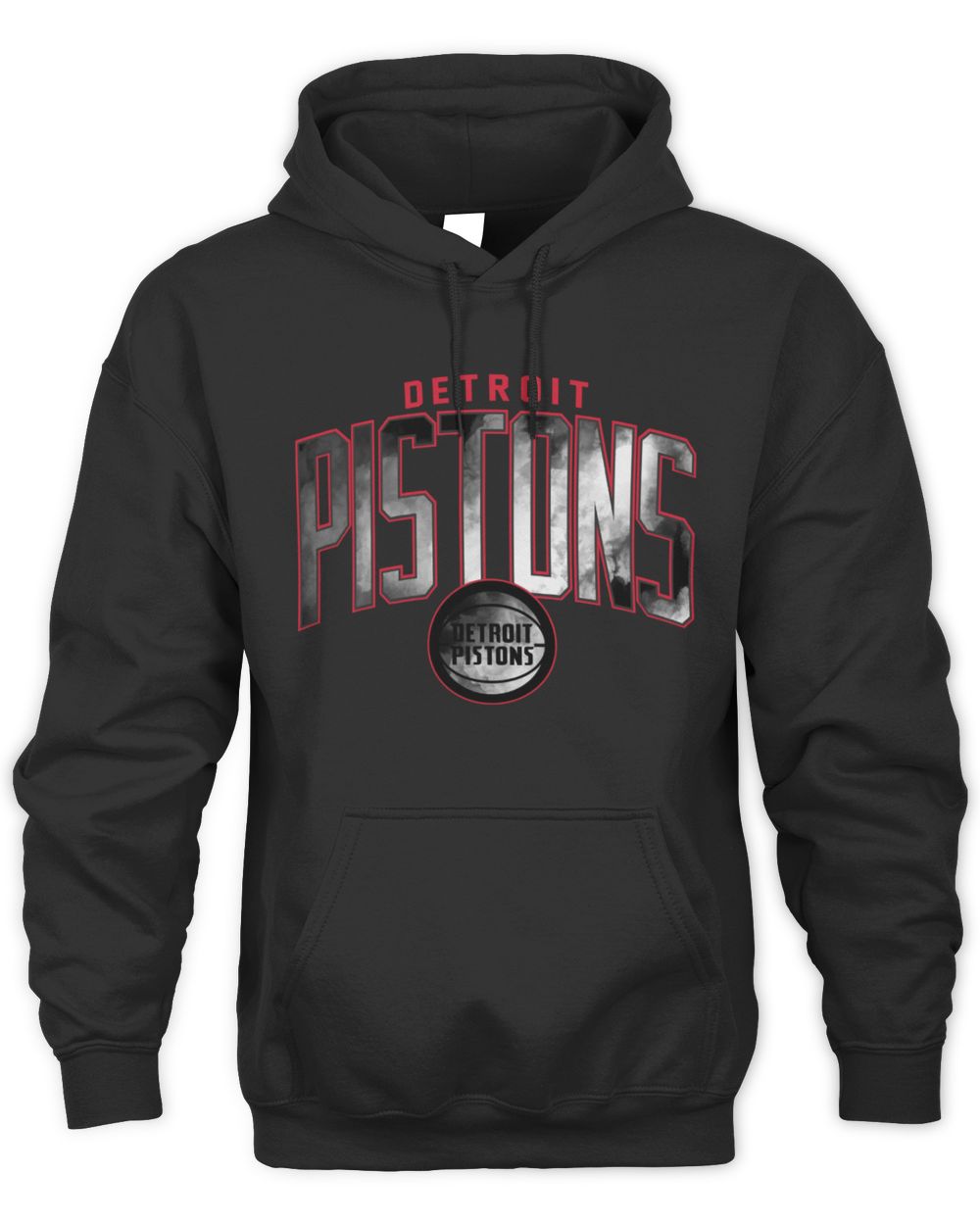 Detroit Pistons Arch Smoke Black Official Hoodie
