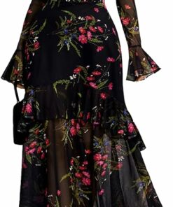 Gothic Romantic Casual Long Dress EA52