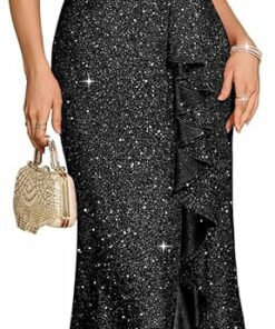 Sequin Formal Party Dress EA61