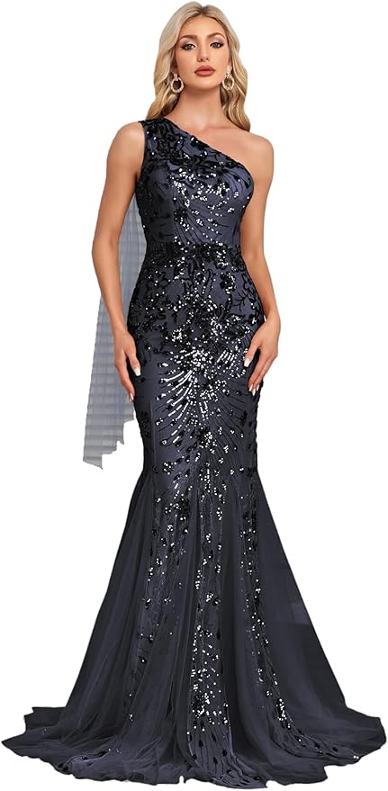Women's Sexy Sequin Glitter Dress EA79