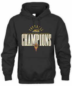 Arizona State Sun Devils 2025 ACC Football Conference Champions NCAA Hoodie