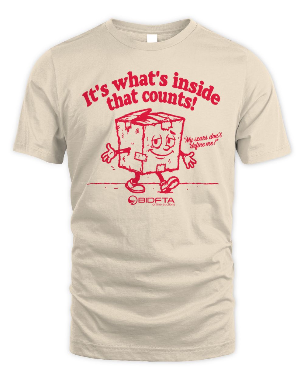 BIDFTA Merchandise It's What's Inside That Counts Graphic Shirt