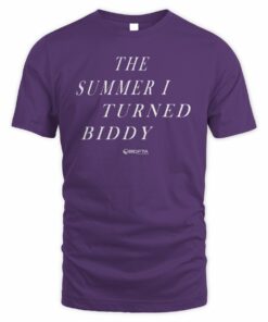 The Summer I Turned Biddy Official Partnership T-Shirt