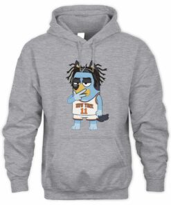 Bluey Crossover Knicks Jersey Basketball Hoodie