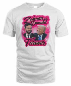 Zohran And Donald Airbrush Tee Good Shirts Shop