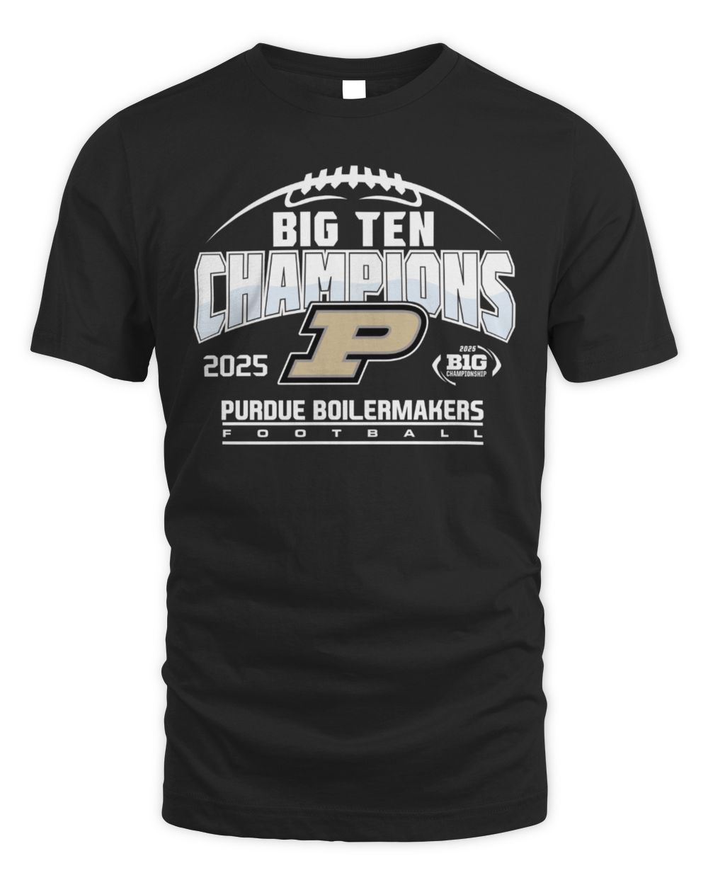Purdue Boilermakers Football 2025 Big Ten Champions College Team T-Shirt