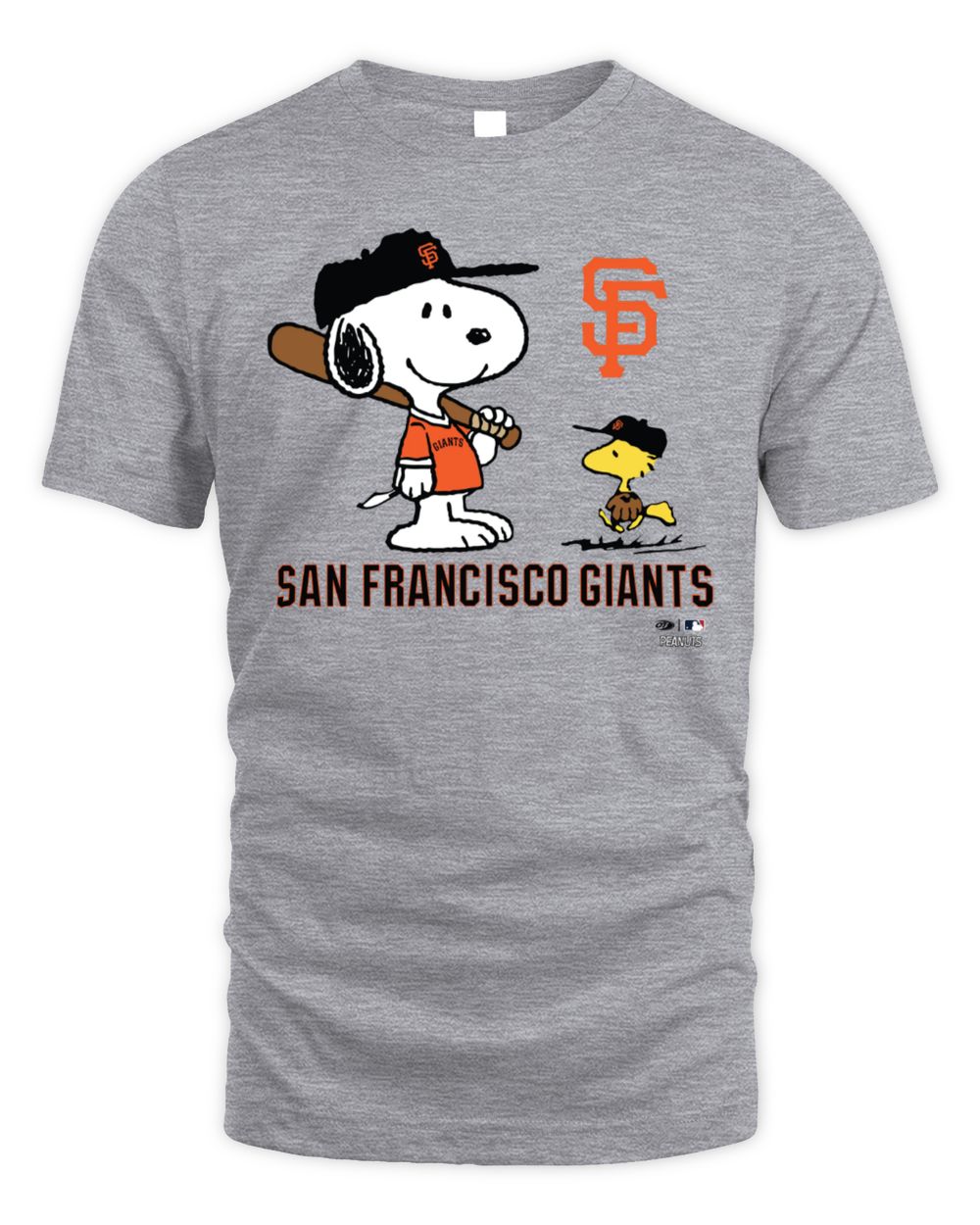 San Francisco Giants Snoopy Peanuts Baseball Character Shirt