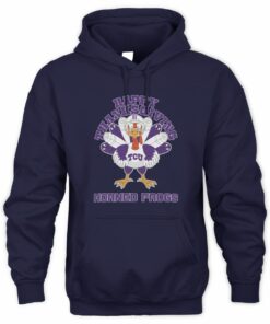 TCU Horned Frogs Turkey Helmet Happy Thanksgiving Hoodie