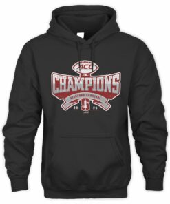 Stanford Cardinal Official ACC Football Champions 2025 Fan Hoodie