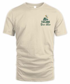 Men's Natural Tulane Green Wave Comfort Colors Mascot Overlay Long Sleeve T-Shirt