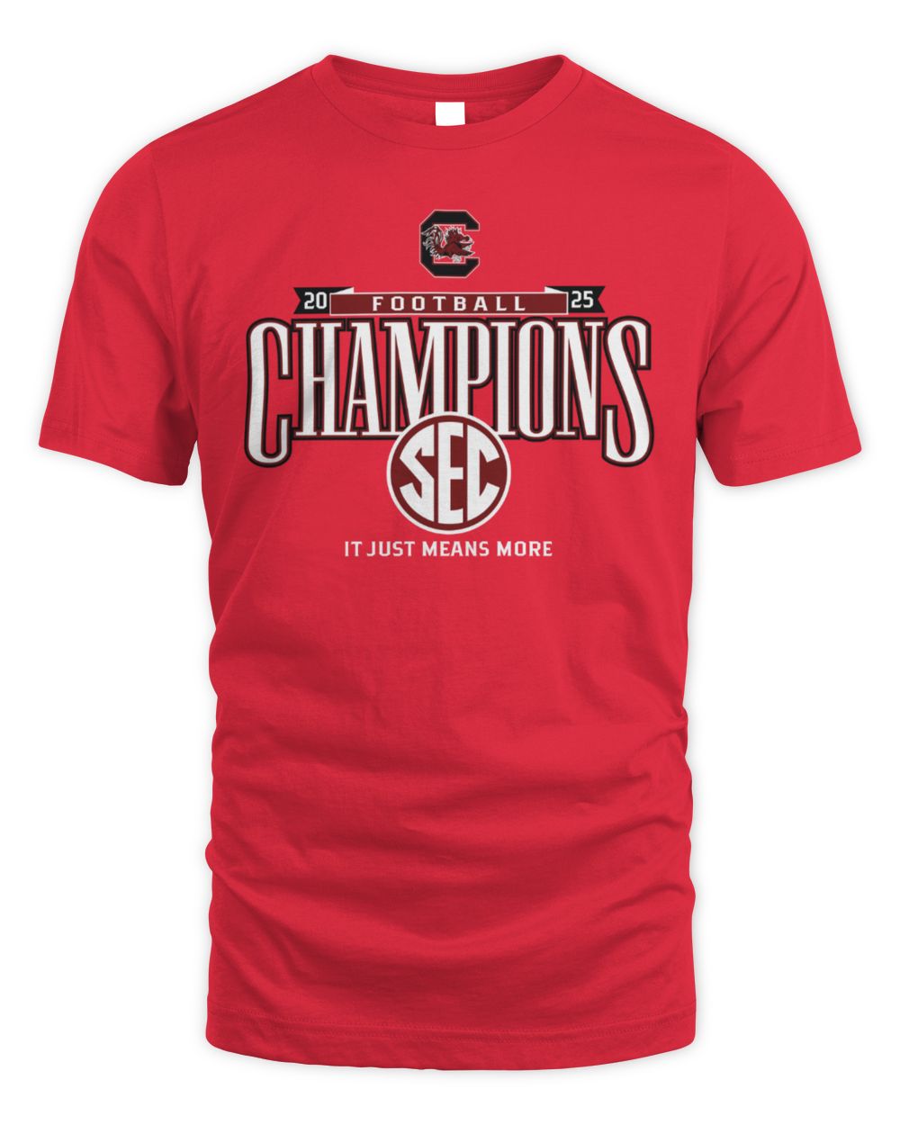 SEC Champions 2025 South Carolina Gamecocks Football Graphic T-Shirt