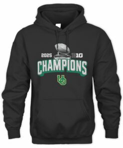 2025 Big Ten Football Champions Oregon Ducks College Event Hoodie