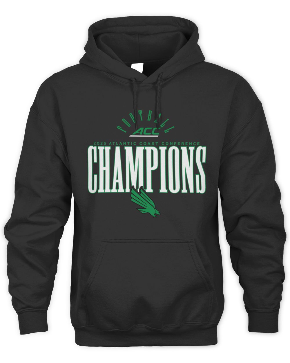 North Texas Mean Green 2025 ACC Football Conference Champions NCAA Hoodie