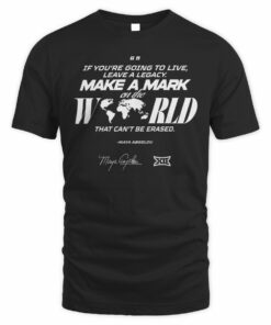 Unisex Blue 84 Black Big 12 Make a Mark 2025 Shooting T-Shirt