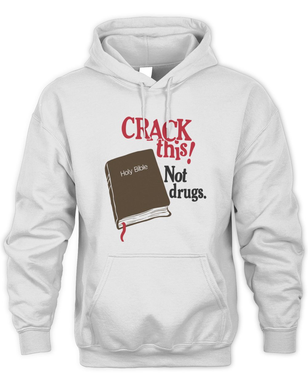 Bryce Crawford Merch Crack This! Not Drugs Bible Crewneck Hoodie