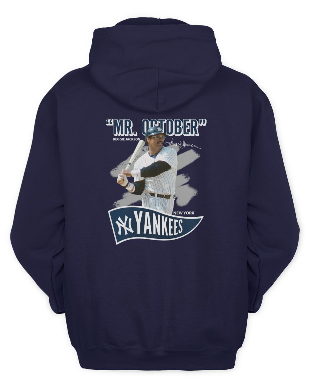 Yankees Reggie Jackson Nickname Mr.October Retired Number Hoodie