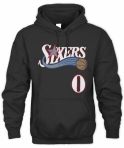 NBA Shop Tyrese Maxey Philadelphia 76ers Youth Name & Number Black Official Hoodie