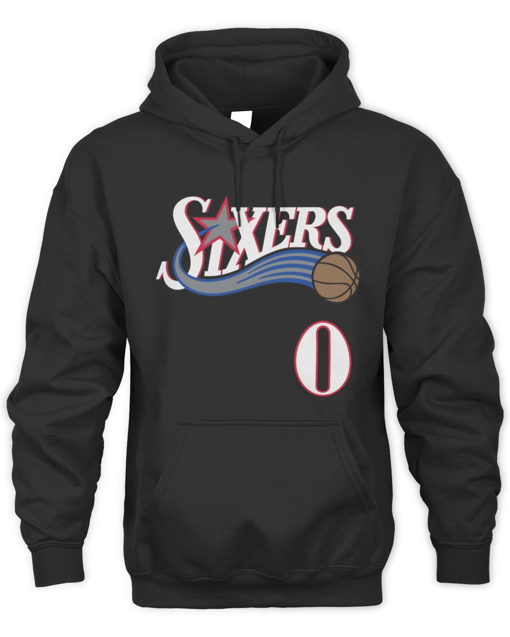 NBA Shop Tyrese Maxey Philadelphia 76ers Youth Name & Number Black Official Hoodie