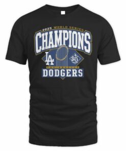 Dodgers 2025 World Series Champions LA Logo Champions Tee