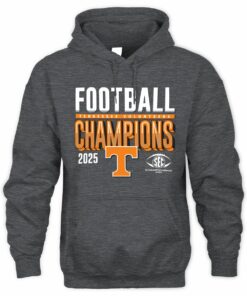 SEC Champions 2025 Tennessee Volunteers Football Graphic Hoodie
