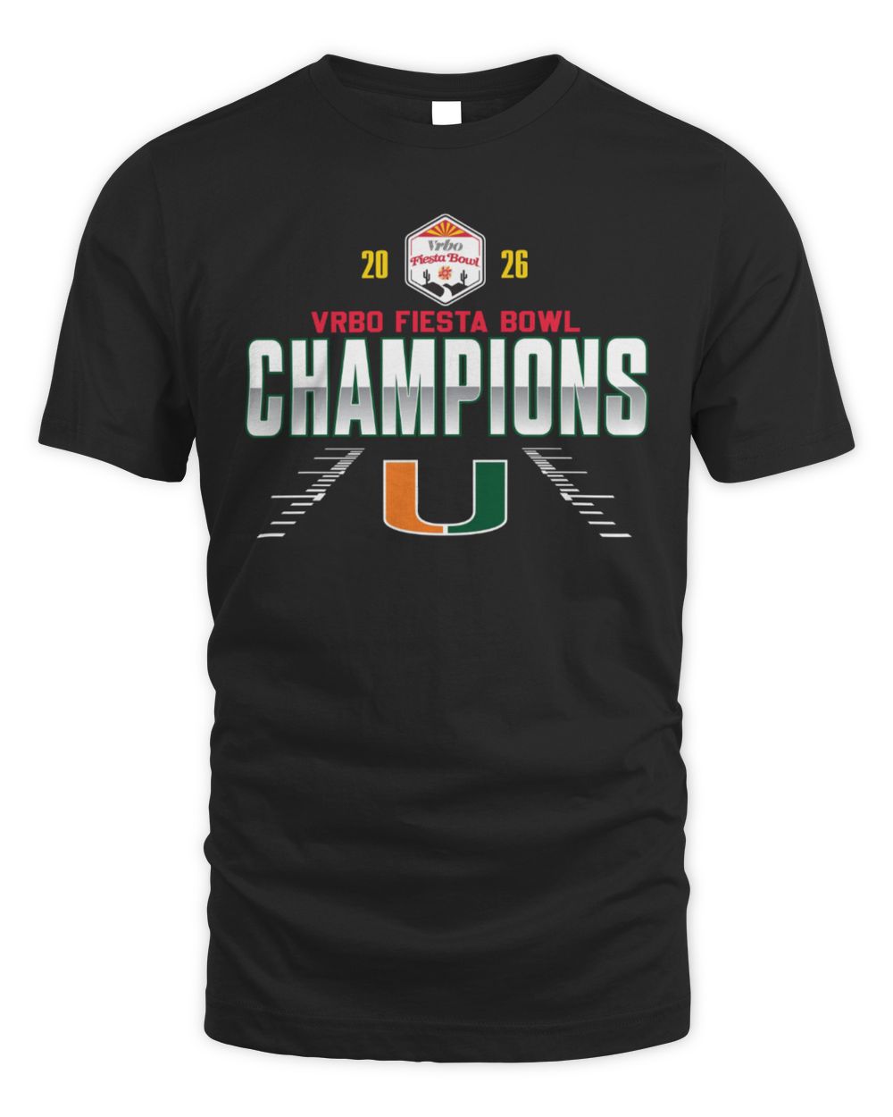 Miami Hurricanes 2026 Vrbo Fiesta Bowl Champions Shirt