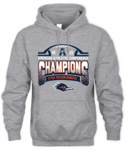 UTSA Roadrunners 2025 Football AAC Champions Conference Hoodie