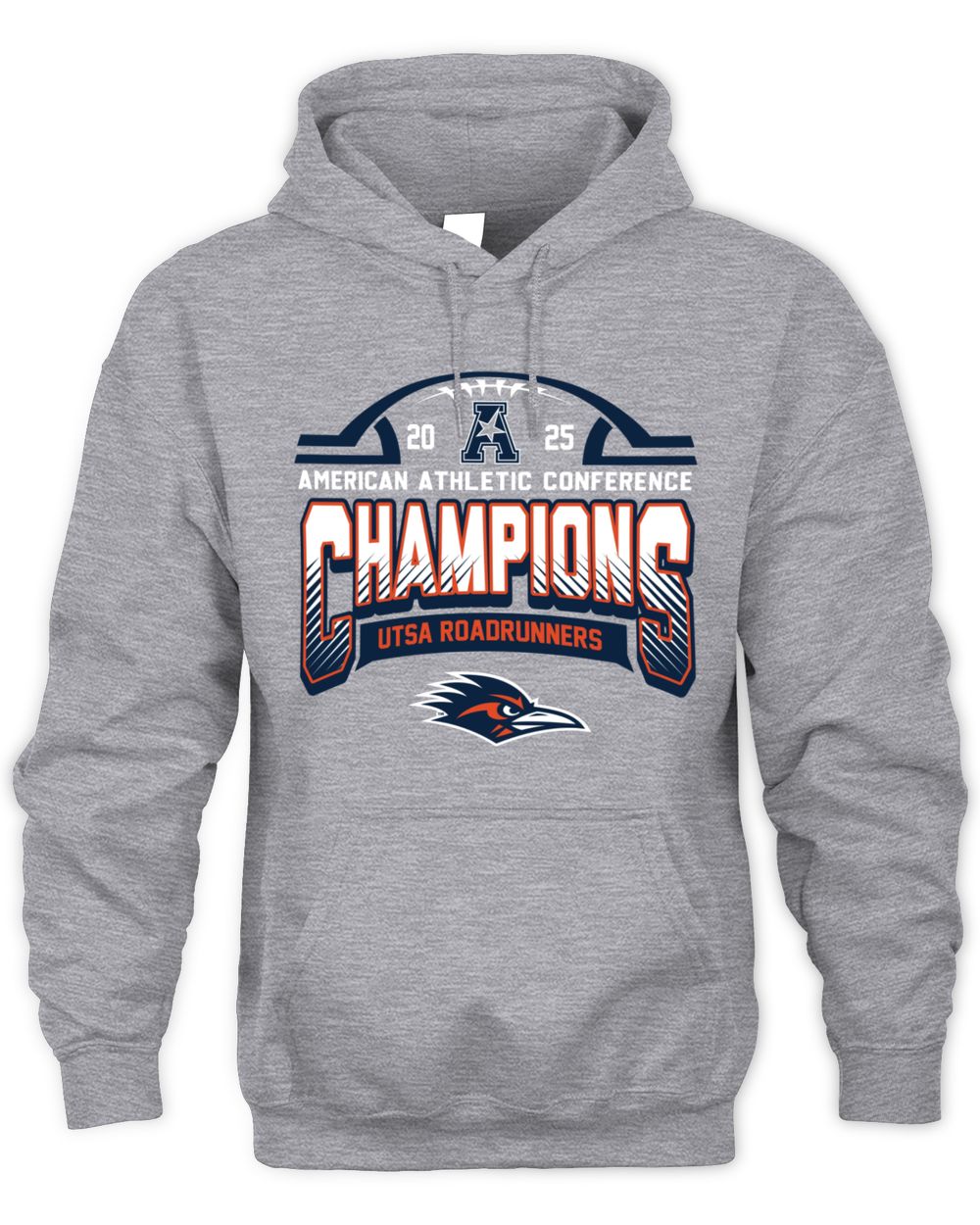 UTSA Roadrunners 2025 Football AAC Champions Conference Hoodie