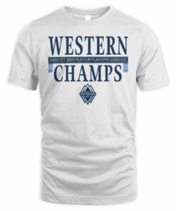 Vancouver Whitecaps FC 2025 MLS Western Conference Champions Locker Room Shirt