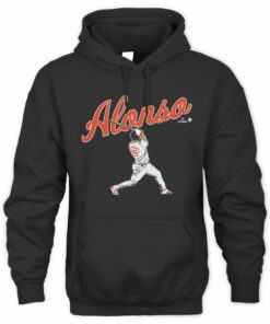 Pete Alonso Baltimore Slugger Swing Black Hoodie