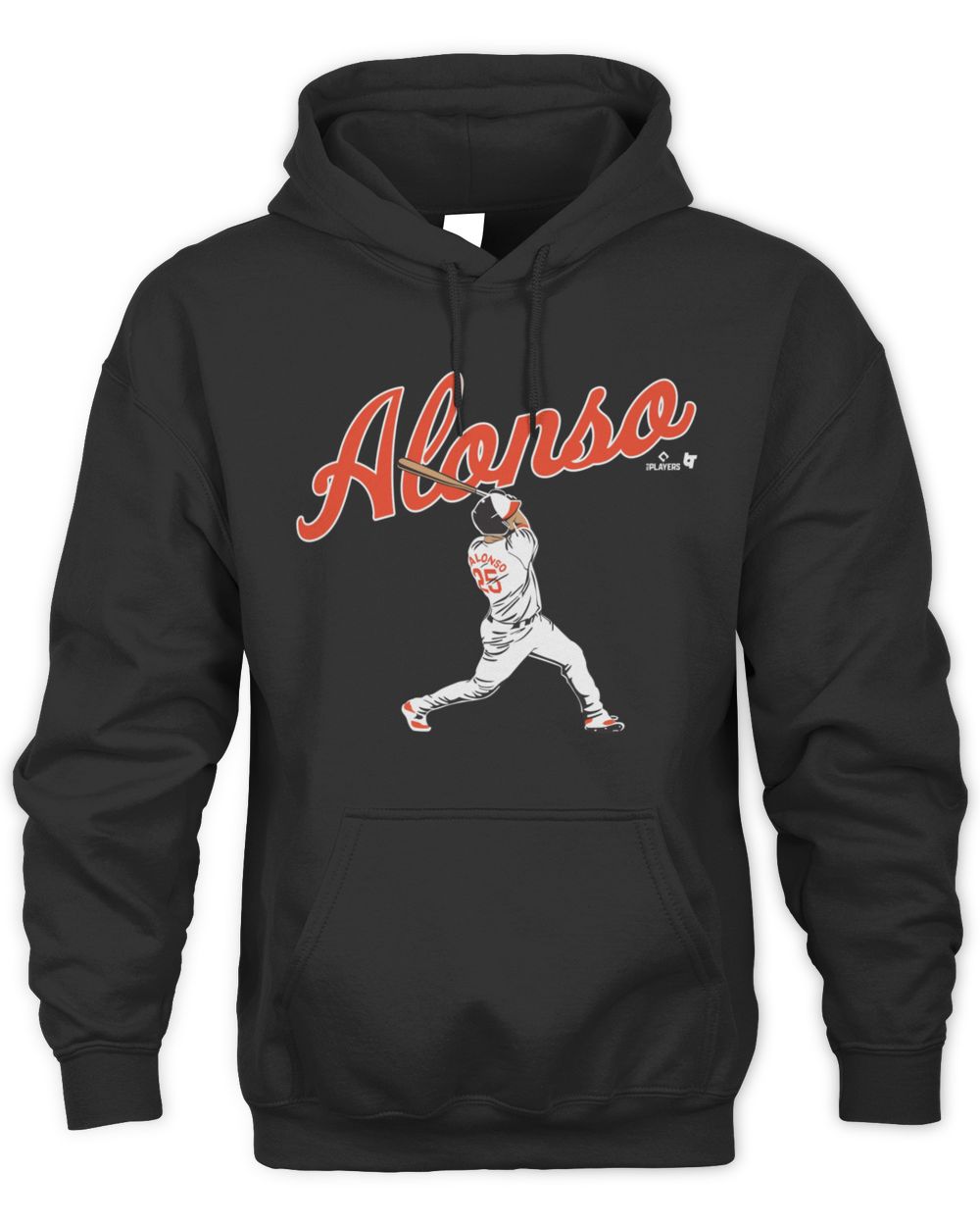Pete Alonso Baltimore Slugger Swing Black Hoodie