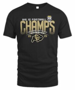 Colorado Buffaloes Conference Title 2025 Big 12 Champions T-Shirt