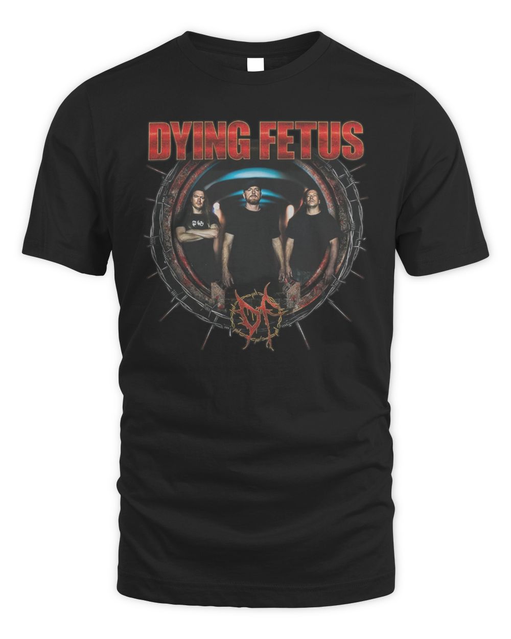 Shop Dying Fetus Merch Dying Fetus Spike Circle T-Shirt