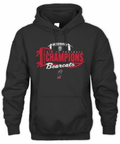 Cincinnati Bearcats Football 2025 Big 12 Champions Celebration Pullover Hoodie