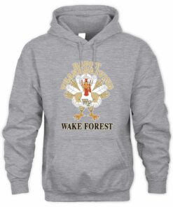 Wake Forest Demon Deacons Turkey Helmet Happy Thanksgiving Hoodie
