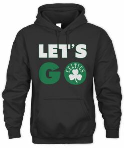 NBA Shop Boston Celtics Hometown Collection Let's Go Black Official Hoodie