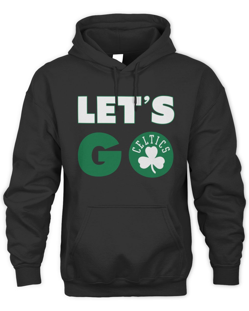 NBA Shop Boston Celtics Hometown Collection Let's Go Black Official Hoodie