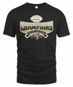 Wake Forest Demon Deacons 2025 ACC College Football Champion Team T-Shirt