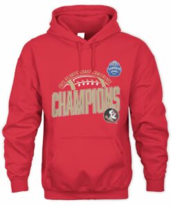 Official Florida State Seminoles  2025 ACC Champions Logo Football Hoodie