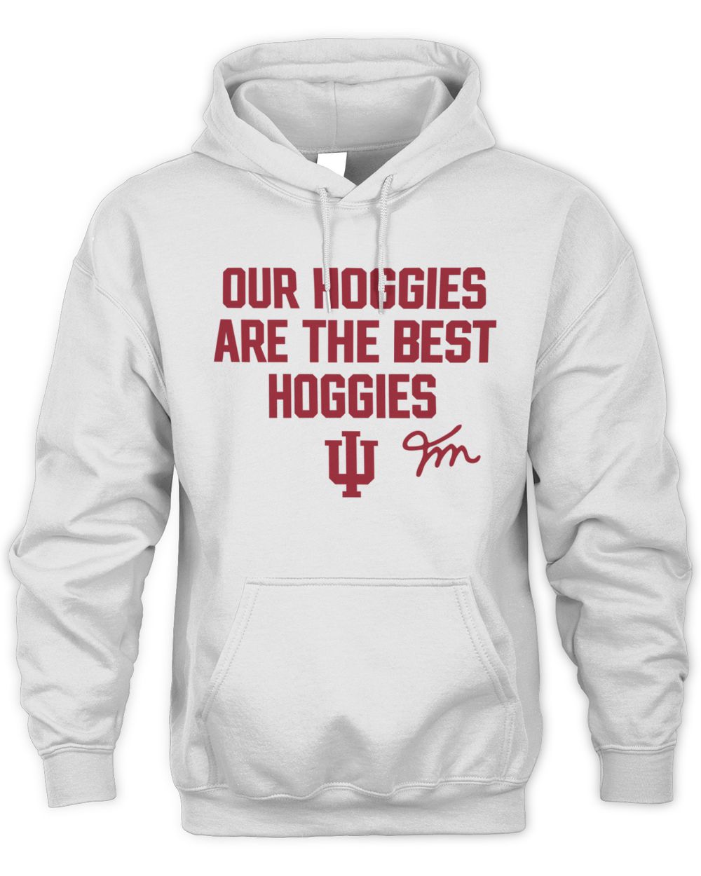 Indiana Football Fernando Mendoza Hoggies Official Grey Hoodie