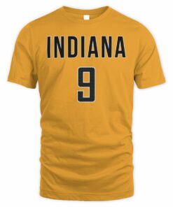 Indiana Pacers McConnell 9 City Edition Statement Name Number T-Shirt