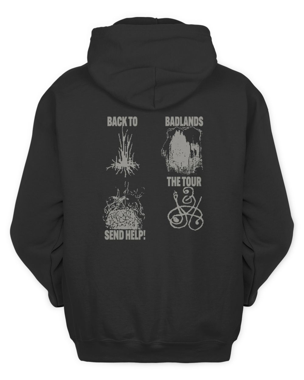 Halsey Merch Send Help Black Hoodie