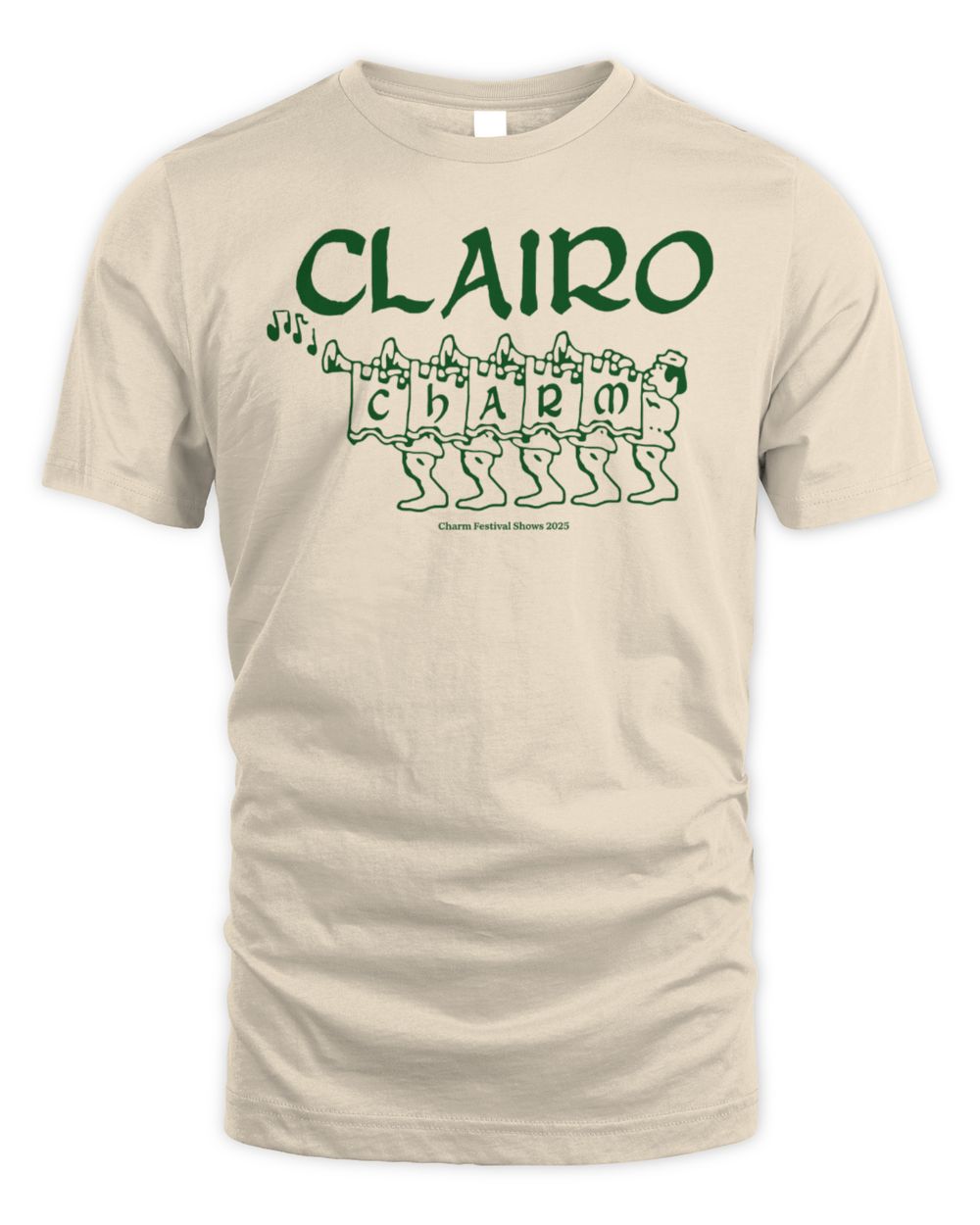 Clairo Store Charm Trumpet Fest Tee Shirt