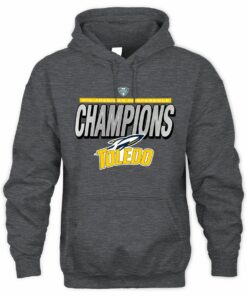 Toledo Rockets 2025 MAC Conference Champions Football Graphic Hoodie